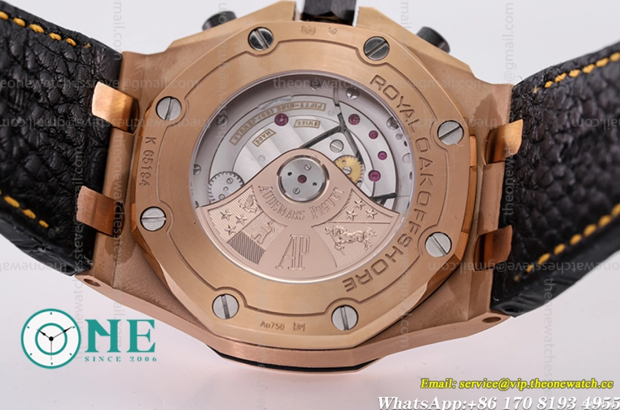 Audemars 42MM 26470OR Black LE Oak 2019 Offshore RG Royal JF Piguet- A3126 0130